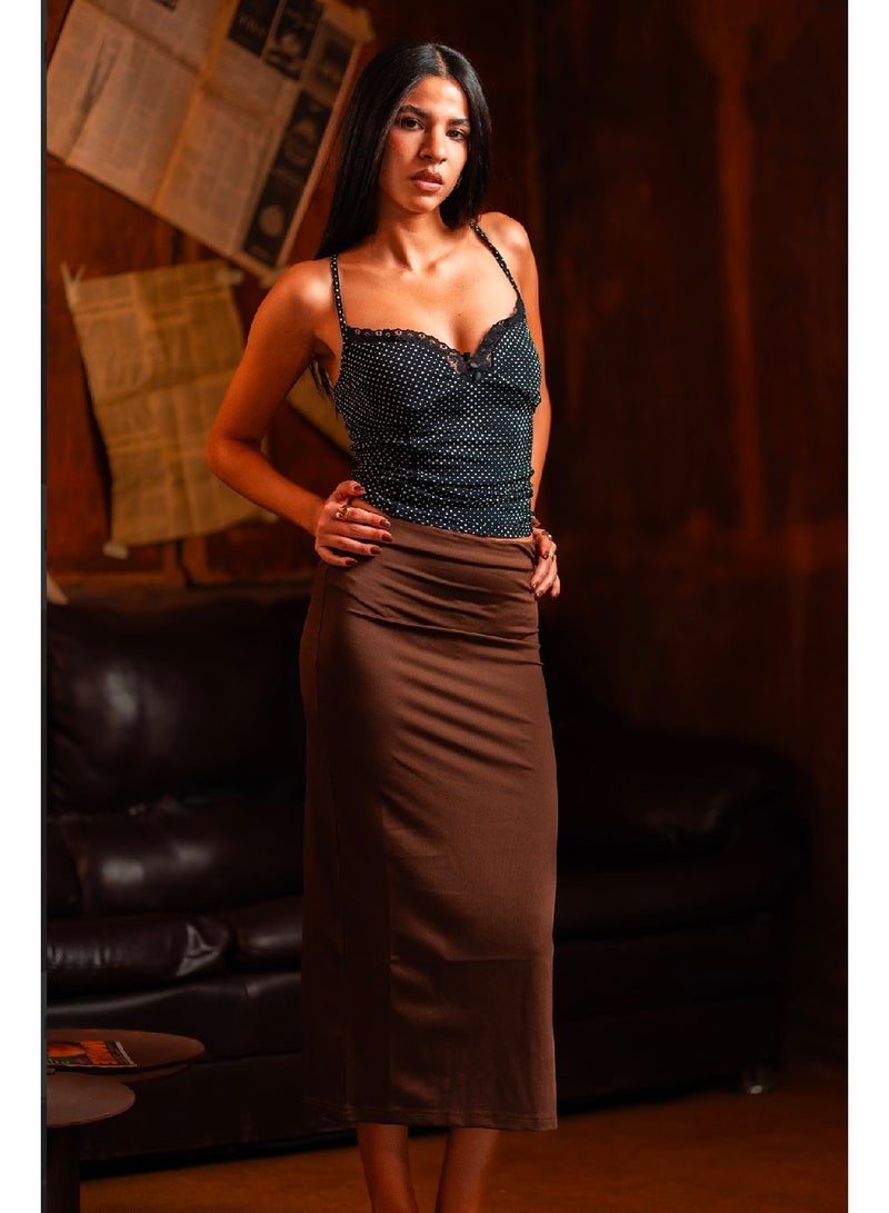 كنزه جيبة بفتحة جانبية - Image 1